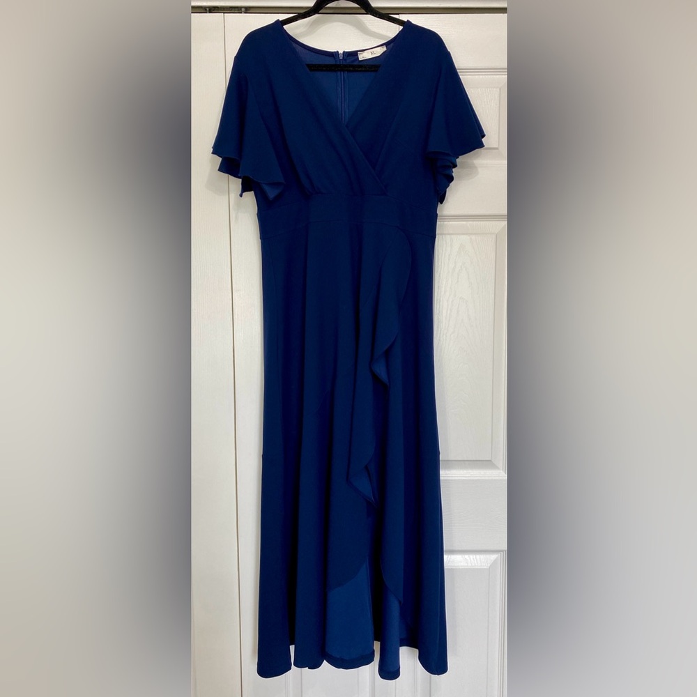Long High-Low Ruffle Dress - Picture 2 of 4